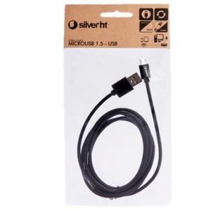 Cable Silver Ht Micro Usb Basico 93644