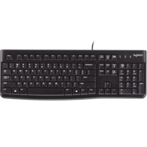 Teclado Logitech K120 Usb Negro Ruso 920-002522