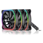 Pack Ventiladores Gaming Squa Rgb 3X12Cm UCSQARGB12P-BP3