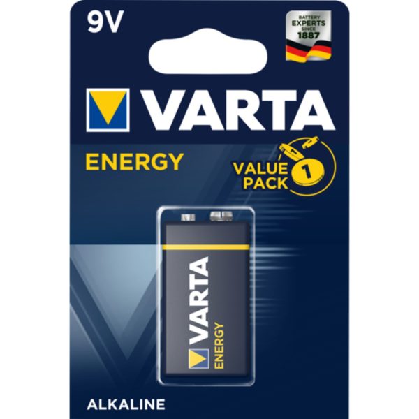 Blister Pilas Varta Alcalina Energy 6Lr61 04122229411