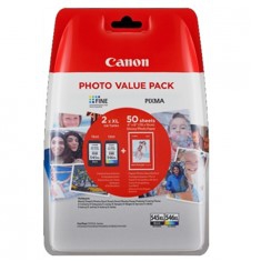 Multipack Canon Pg - 545Xl Cl - 546Xl + Papel 8286B006