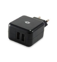 Cargador Conceptronic 5V 2Xusb 1A Conceptronic C05-216