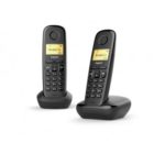 Telefono Fijo Inalambrico Gigaset A270 Duo GIGASET-A270DBK