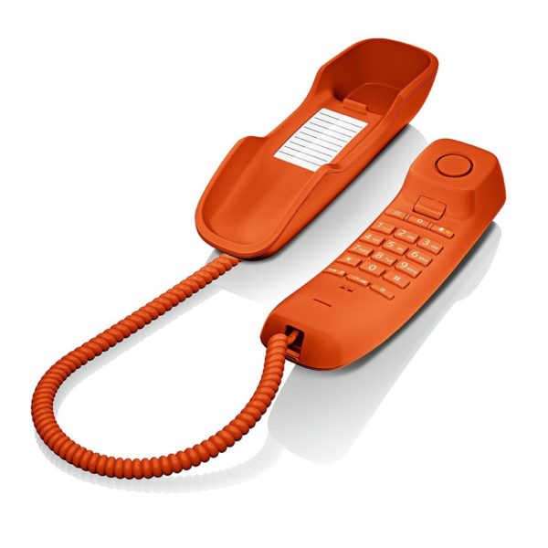 Telefono Fijo Gigaset Da210 Naranja 3 GIGASET-DA210OR