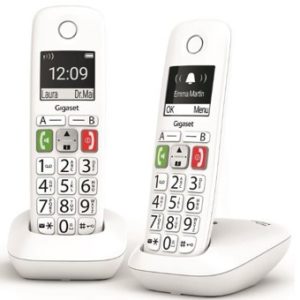 Telefono Fijo Inalambrico Gigaset E290 Duo L36852-H2901-D202