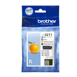 Pack Cartuchos Tinta Brother Lc3211Val Negro LC3211VAL