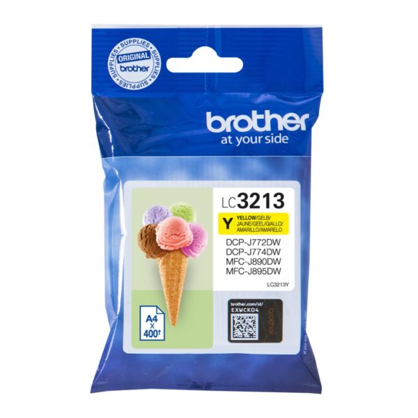 Cartucho Tinta Brother Lc3213Y Amarillo 400 LC3213Y