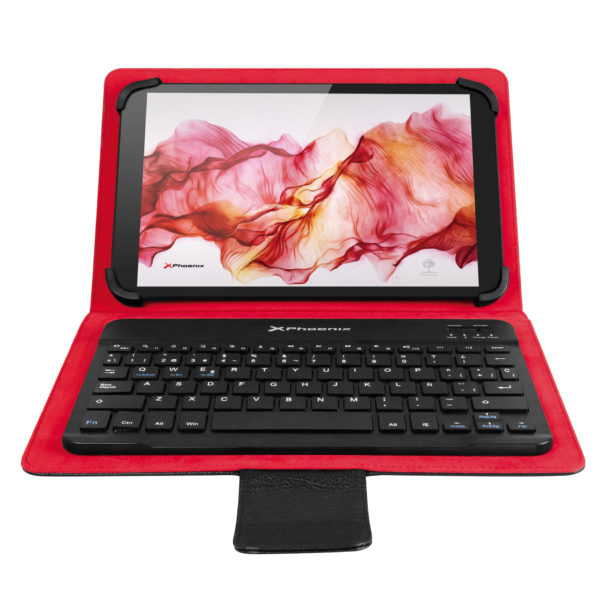 Funda Universal + Teclado Bluetooth Phoenix PHKEYBTCASE9-10+