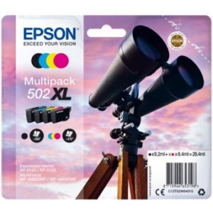 Multipack Tinta Epson 502Xl Negro Cian T02W6