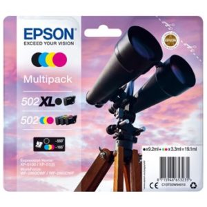 Multipack Tinta Epson 502Xl Negro + T02W9