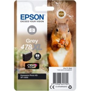 Cartucho Tinta Epson C13T04F64010 Singlepack Gris T04F64