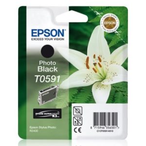 Cartucho Tinta Epson C13T05914010 Negro Photo T0591