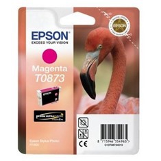 Cartucho Tinta Epson C13T08734010 Magenta Flamenco T087340