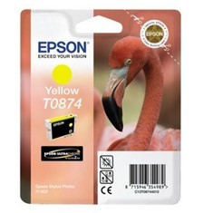 Cartucho Tinta Epson T087440 Amarillo Flamenco T087440