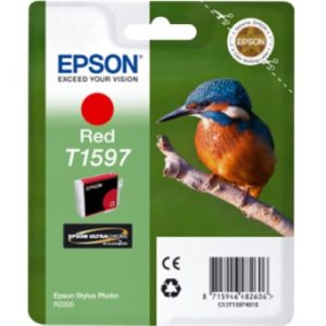 Cartucho Tinta Epson C13T15974010 Rojo T1597