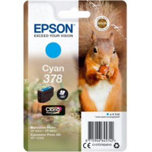 Cartucho Tinta Epson C13T37824010 Singlepack Cian T3782