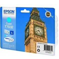 Cartucho Tinta Epson T703240 Cian Wp4000 T703240