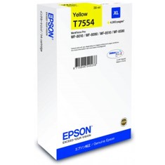 Cartucho Tinta Epson C13T755440 Amarillo Xl T7554