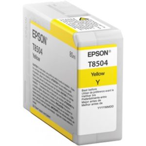 Cartucho Tinta Epson C13T850400 Singlepack Amarillo T8504