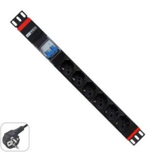 Regleta Rack Wp 1U 6 Enchufes WPN-PDU-G02-06