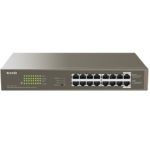 Switch 16 Puertos Gigabit Ethernet 10 TEG1116P-16-150W