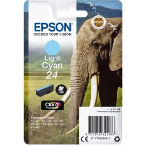 Cartucho Tinta Epson C13T24254012 Cian Claro T2425