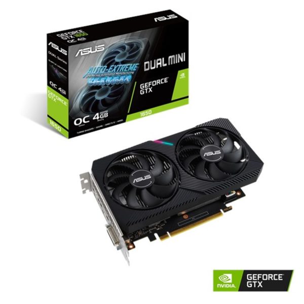 Tarjeta Gráfica Asus Nvidia Dual Gtx1650 - O4Gd6 - Mini DUALGTX1650O4GD6MI