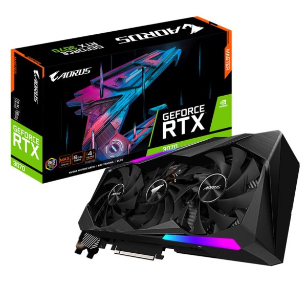 Tarjeta Gráfica Gigabyte Aorus Nvidia Rtx3070 MGS0000000558