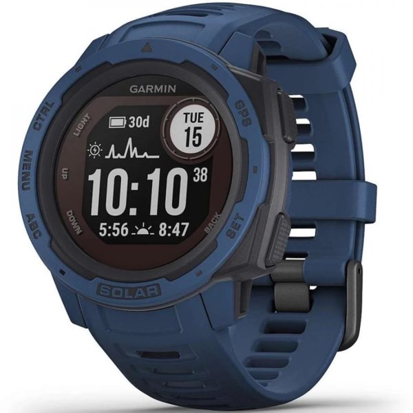 Reloj Smartwatch Garmin Instinct Solar Azul DSP0000002286
