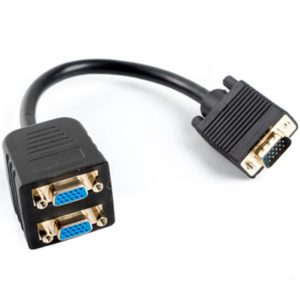 Adaptador Lanberg Vga Vga X2 20Cm DSP0000001202