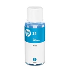 Botella Tinta Hp 31 Cian 70Ml 1VU26AE