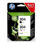 Pack 2 Cartucho Tinta Hp 304 3JB05AE