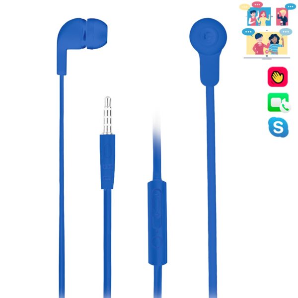 Auriculares Intrauditivos Ngs Cross Skip Blue CROSSSKIPBLUE