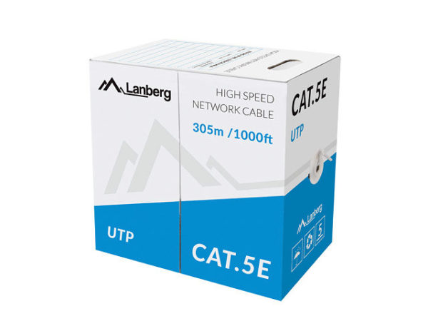 Bobina Cat.5E Lanberg Utp 305M Solid DSP0000004532