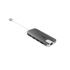 Hub Usb Tipo C Silver Ht HT-17119