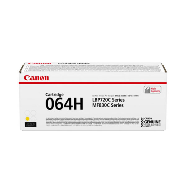 Cartucho Toner Canon 064H Amarillo 10400 MGS0000005303