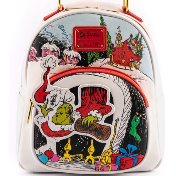 Mochila Loungefly Grinch Chimenea Ladron Navidad MGS0000006988