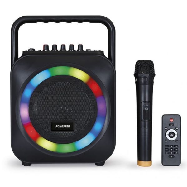 Altavoz Portatil Fonestar Box - 35Led Bluetooth Karaoke BOX-35LED