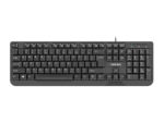 Teclado Natec Trout Slim Negro DSP0000002180