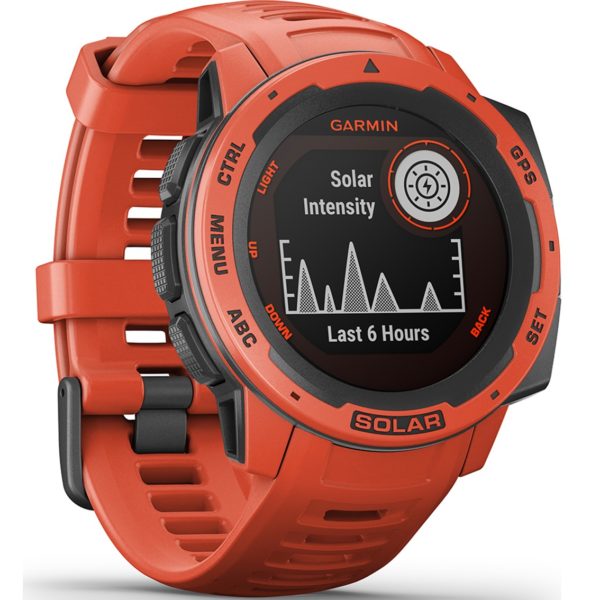 Reloj Smartwatch Garmin Instinct Solar Rojo DSP0000002284