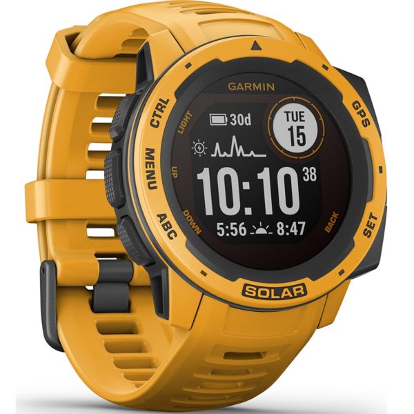 Reloj Smartwatch Garmin Instinct Solar Amarillo DSP0000002303