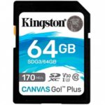 Tarjeta Memoria Sdxc 64Gb Kingston Canvas DSP0000003638