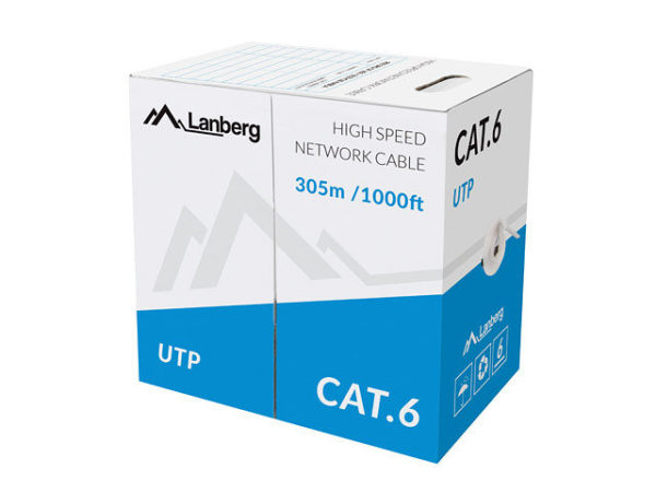 Bobina Cat.6 Lanberg Utp 305M Solid DSP0000004579