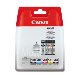 Multipack Canon Pgi - 580 Pgbk + Cli - 581 MGS0000000172