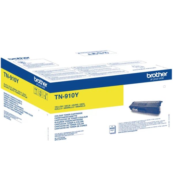 Toner Brother Tn910Y Amarillo 9000 Páginas MGS0000001157