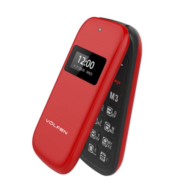 Telefono Volfen Flip Rojo Dual Doble MGS0000001986